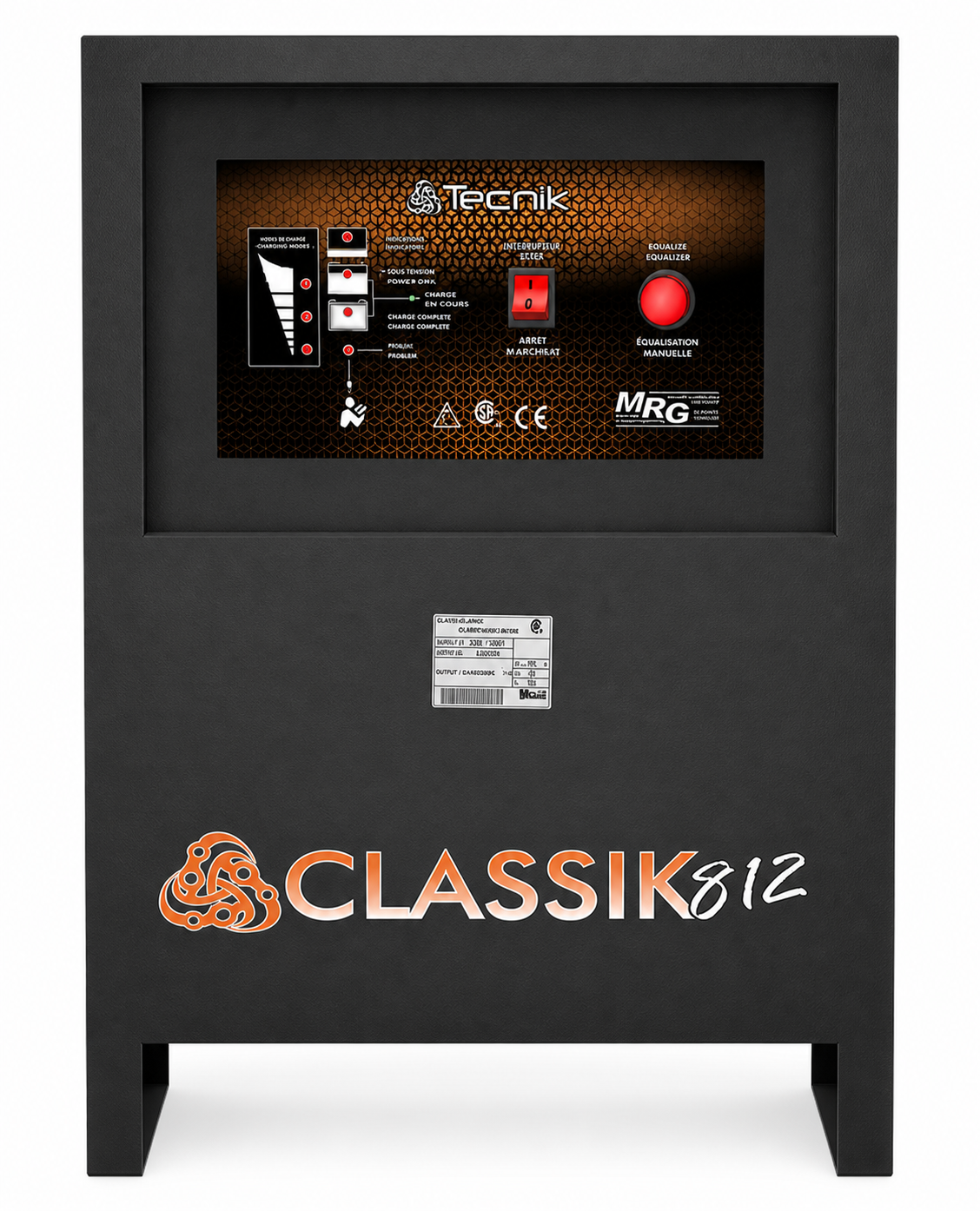 CLASSIK industrial charger, front view