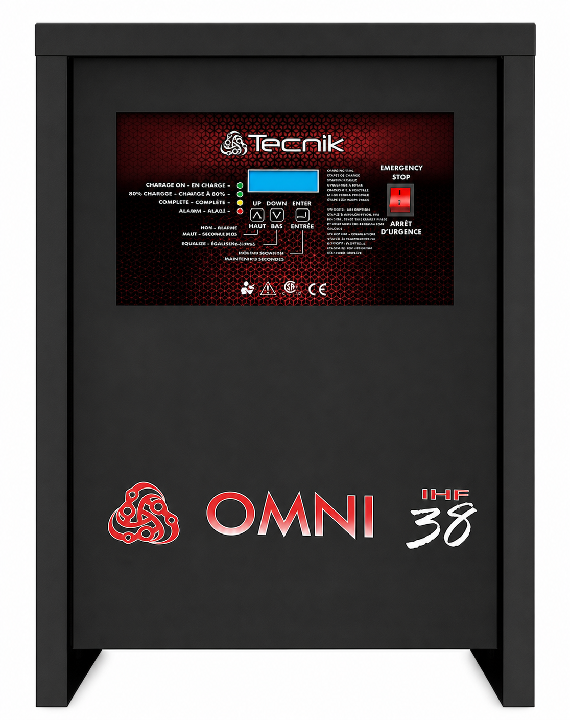 OMNI industrial charger, front view